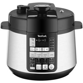 Мультиварка Tefal CY621D32, 1000 Вт, 4.8 л, 32 программы, чёрно-серебристая