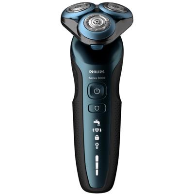 Электробритва Philips S6610/11, роторная, 3 головки, сухое/влажное бритьё, от АКБ