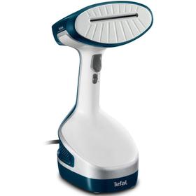 

Отпариватель Tefal DT8100E0, ручной, 1600 Вт, 0.19 л, 26 г/мин, бело-синий
