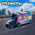 Грузовик «Перевозчик», с машинками 4 шт. - Фото 2