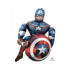 Шар фольгированный 39" «Мстители. Капитан Америка», ходячий - фото 9068706