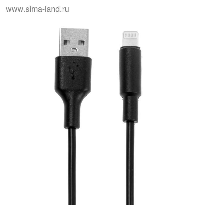 Кабель Hoco X25, Lightning - USB, 2 А, 1 м, чёрный - Фото 1