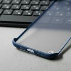 Чехол для iPhone 11, прозрачный, с окантовкой, синий - Фото 3