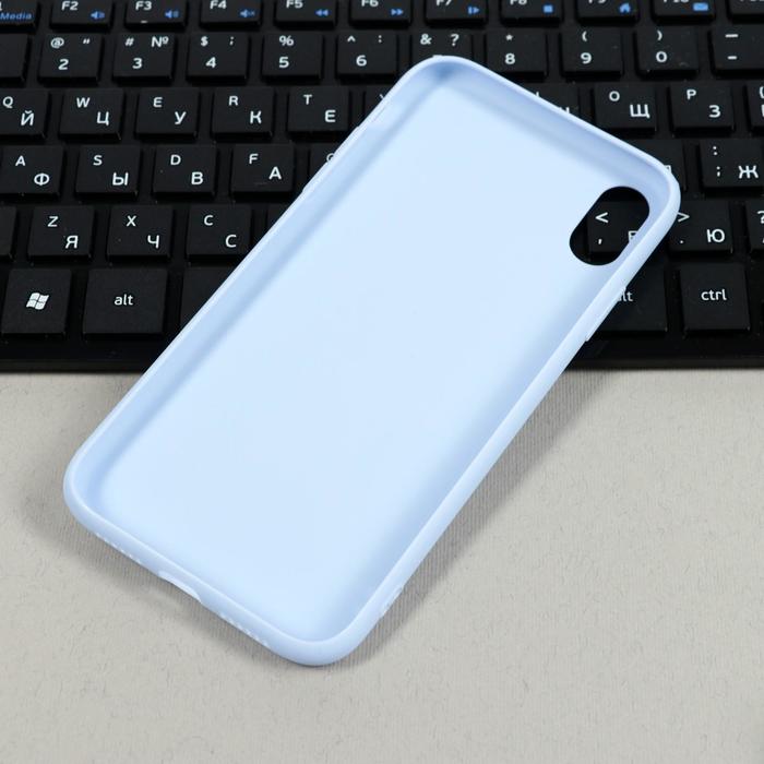 Чехол LuazON, для телефона iPhone XR, TPU, сиреневый - фото 51451149