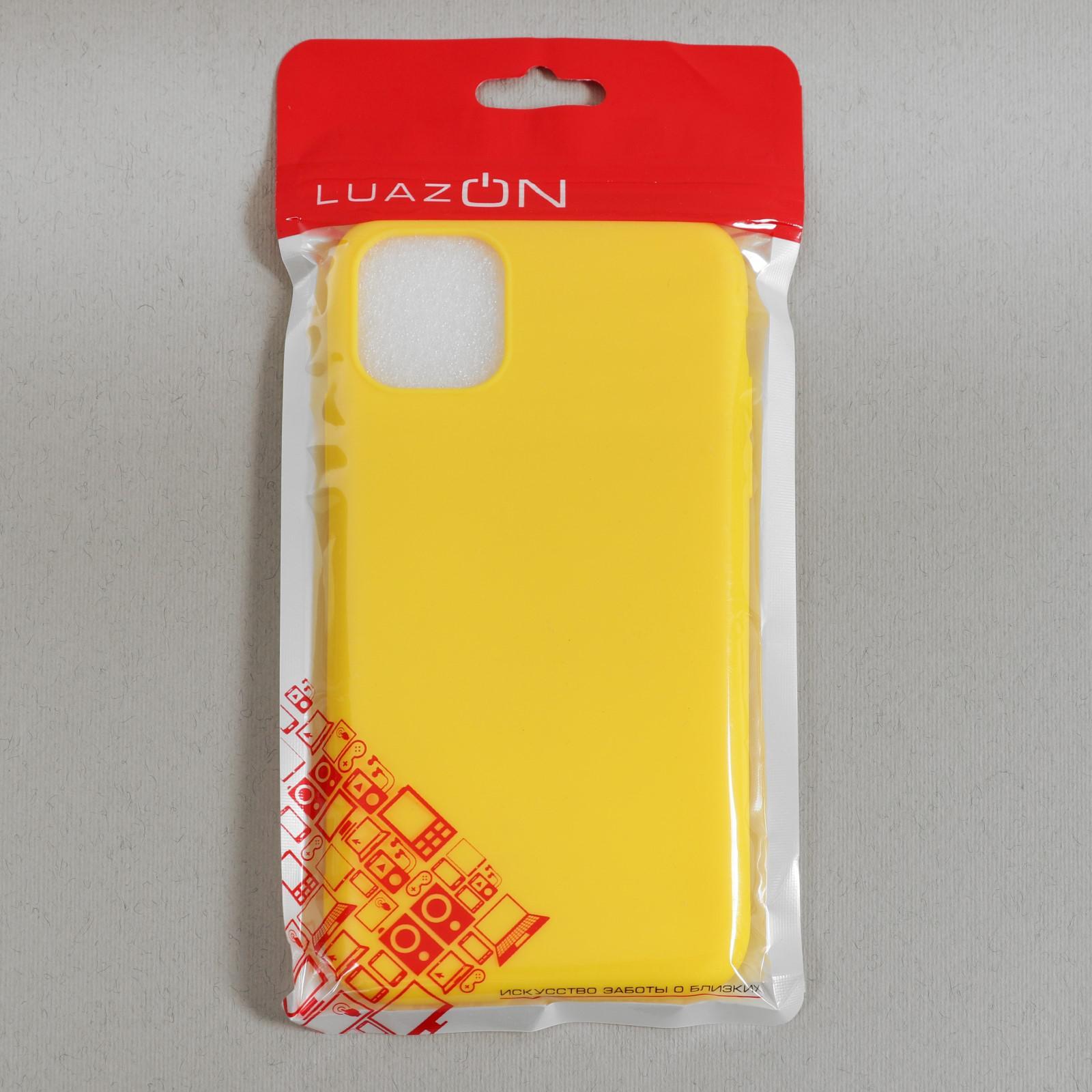 Чехол LuazON, для телефона iPhone 11, TPU, желтый (5186086) - Купить по  цене от 38.00 руб. | Интернет магазин SIMA-LAND.RU