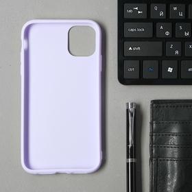 Чехол LuazON, для телефона iPhone 11, TPU, сиреневый