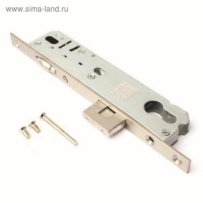 Замок врезной б/руч. Апекс 7000-25-R-NI, цвет никель, 25 мм рол.зщ б/о под ц/м - Фото 1