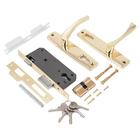 Замок врезной с/руч. Апекс 1323/60-G, цвет золото, м/о 80 - Фото 2