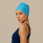 Шапочка для плавания взрослая ONLYTOP Swim, для длинных волос, силиконовая, обхват 54-60 см, цвета МИКС - Фото 10