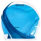Шапочка для плавания взрослая ONLYTOP Swim, для длинных волос, силиконовая, обхват 54-60 см, цвета МИКС - фото 3708470