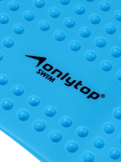 Шапочка для плавания взрослая ONLYTOP Swim, для длинных волос, силиконовая, обхват 54-60 см, МИКС