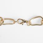 Колье «Цепь» плавные линии, цвет золото, 45 см 5046998