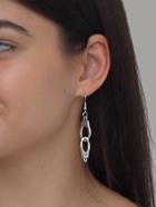 Серьги металл «Наручники», цвет чернёное серебро - Фото 2