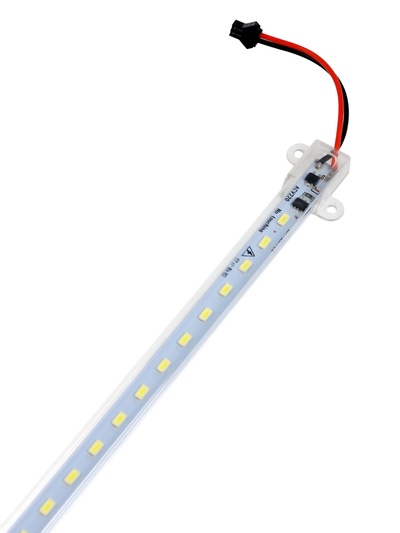 Светильник линейка 1 метр, в корпусе, 12 Вт, 1800 Лм, SMD5630, 76 Led, 6500 K, 220 В