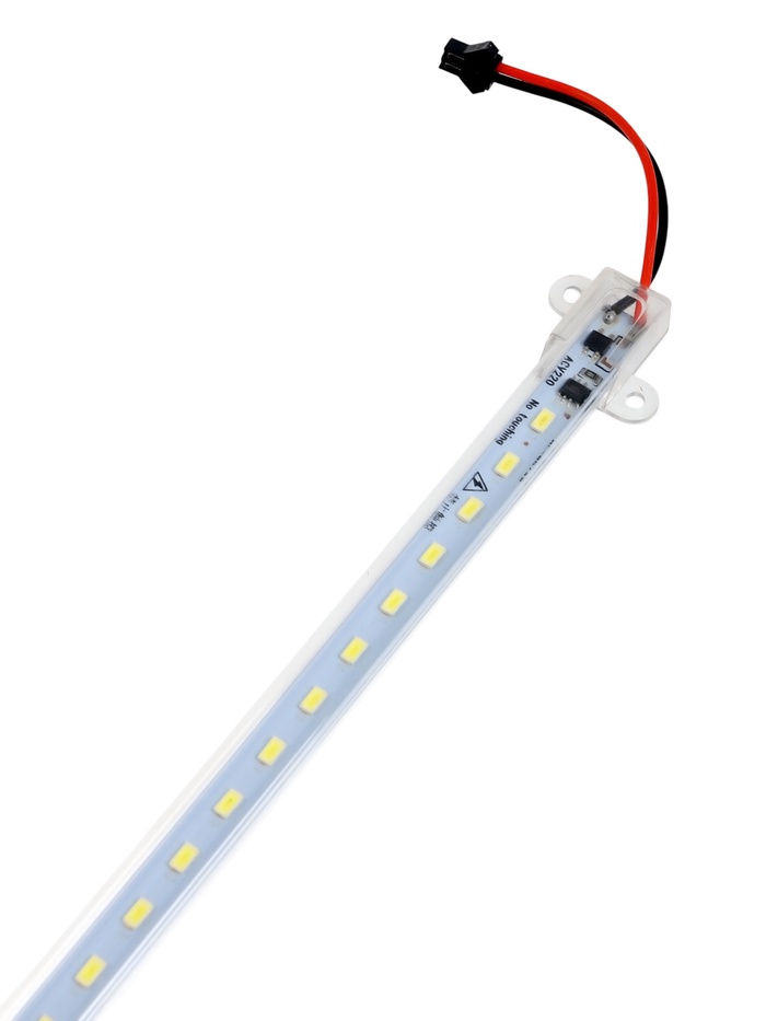 Светильник линейка 1 метр, в корпусе, 12 Вт, 1800 Лм, SMD5630, 76 Led, 6500 K, 220 В - Фото 1