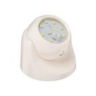 Светильник настенный, вращающийся, с датчиком движения, от батареек 3хААА, 9 LED, 6500K - фото 31940392