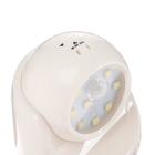 Светильник настенный, вращающийся, с датчиком движения, от батареек 3хААА, 9 LED, 6500K - фото 31940393