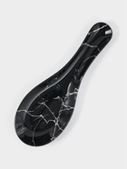 Подставка под ложку Доляна «Марбл чёрный», 23.5×8.3×1.5 см, стеклоㅤ - Фото 1