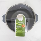 Кастрюля «Гранит», 5 л, d=26 см, h=13 см, антипригарное покрытие, литой алюминий, серая - Фото 5