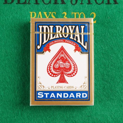 Карты игральные бумажные Jdlroyal, пластиковое покрытие