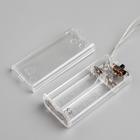 Светодиодная фигура «Ёлочка» 7×21×7 см, акрил, 20 LED, батарейки ААх2 (не в комплекте), свечение белое - Фото 4