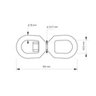 Вертлюг петля-петля ТУНДРА krep, 12 мм, оцинкованный, 1 шт. - Фото 3