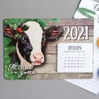 Календарь с отрывным блоком «Тепла и уюта в 2021» - Фото 1