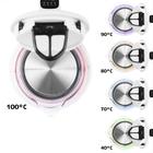 Чайник электрический Kitfort KT-640-3, стекло, 1.5 л, 2200 Вт, регулировка t°, серый - фото 51333543