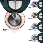 Чайник электрический Kitfort KT-640-4, стекло, 1.5 л, 2200 Вт, регулировка t°, зелёный - фото 51358425