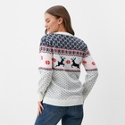 Свитер вязаный новогодний KAFTAN «Скандинавия», размер 56 - Фото 5