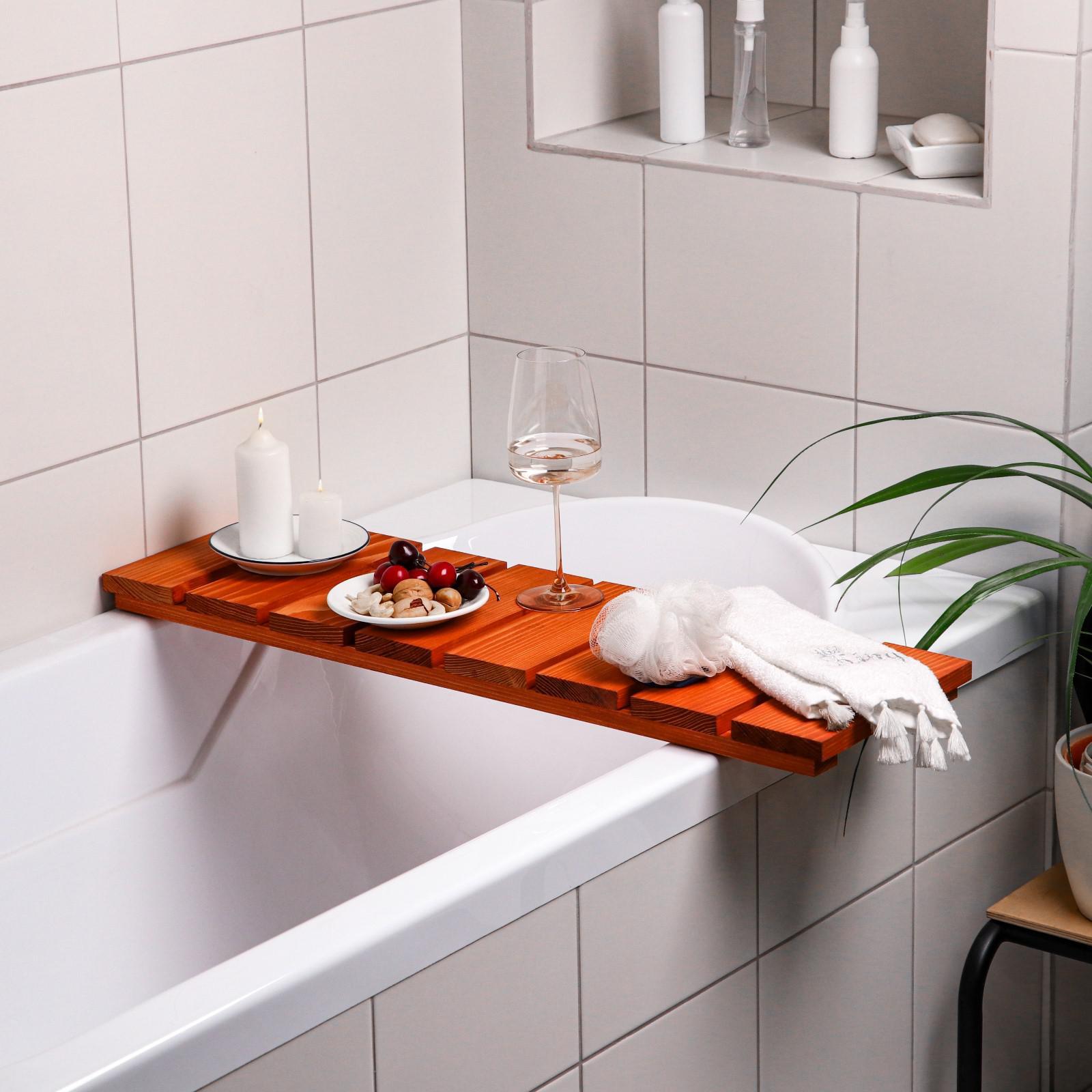 Полка На Ванную Деревянная Купить