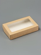 Контейнер навынос, с окном, крафт, МИКС, 20×12×4 см - Фото 5