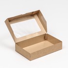 Контейнер навынос, с окном, крафт, МИКС, 20×12×4 см - Фото 8