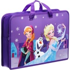 Папка пластиковая с ручками А4, на молнии, 8×33×24 см, «Холодное сердце» - Фото 4