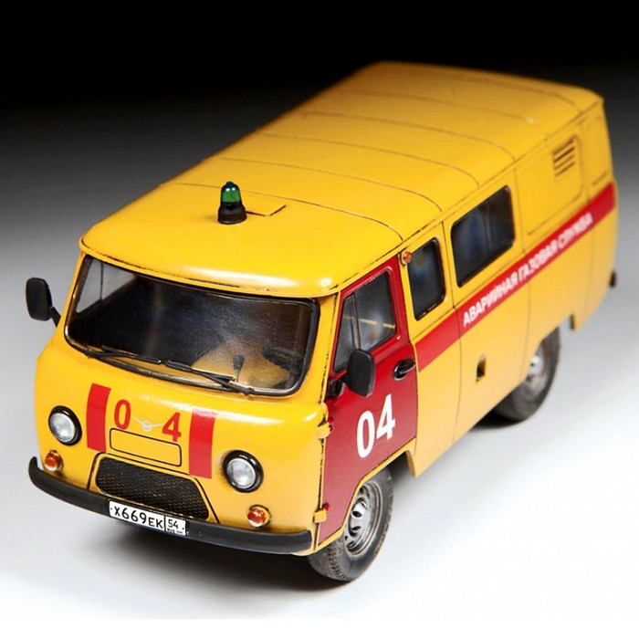 Сборная модель-автомобиль «УАЗ 3909 Аварийная газовая служба» Звезда, 1/43, (43003) - фото 1886529745