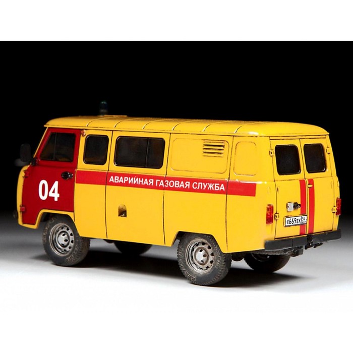 Сборная модель-автомобиль «УАЗ 3909 Аварийная газовая служба» Звезда, 1/43, (43003) - фото 1886529746
