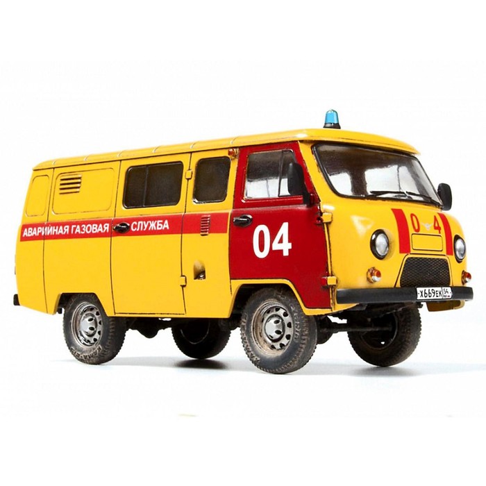 Сборная модель-автомобиль «УАЗ 3909 Аварийная газовая служба» Звезда, 1/43, (43003) - фото 1907143717