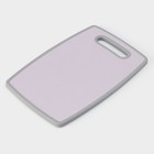 Доска разделочная Доляна «Гранит», прямоугольная, 30×20 см, пластик, серая - Фото 3