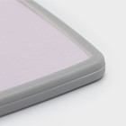 Доска разделочная пластиковая Доляна «Гранит», прямоугольная, 30×20 см, цвет серый - фото 4313431