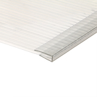 Профиль торцевой для поликарбоната, UP 2.1 м × 6 мм, прозрачный, Novattro - Фото 3