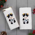 Полотенце махровое "Бычок" 30х60 см, 100% хлопок 340г/м2 - Фото 1