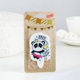 Свеча для торта «Панда ВЖУХ!», 6.5 см (комплект 4 шт)