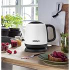 Чайник электрический Kitfort KT-6112, металл, 1 л, 1630 Вт, автоотключение, белый - фото 51333658