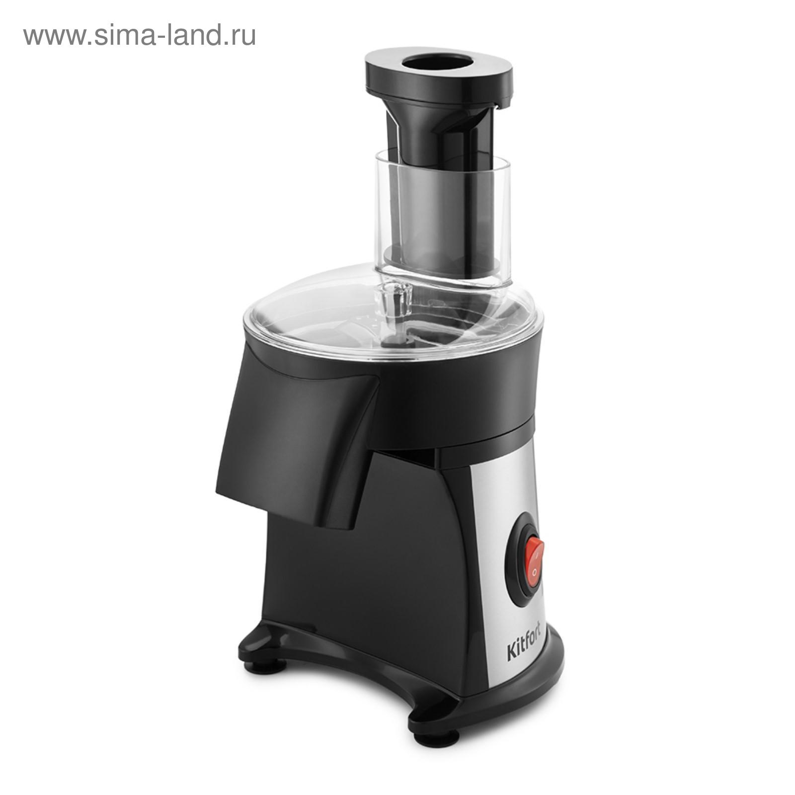 Мультирезка Kitfort KT-1393, 350 Вт, 3 насадки, 820 об/мин, серебристо ...