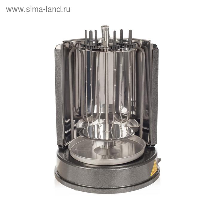 Электрошашлычница Kitfort KT-1404 1400 Вт 7 шампуров серебристая 449000₽