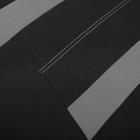 Авточехлы универсальные 9 предметов, черные - серые вставки, М5, Lines series - Фото 4