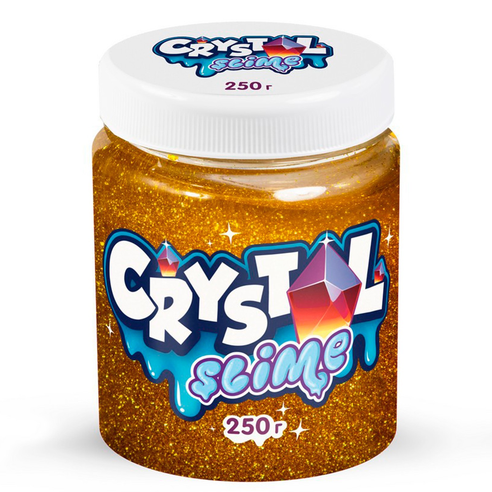 Слайм ТМ «Slime» Crystal slime, золотой, 250 г (5361417) - Купить по ...