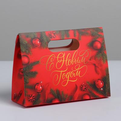 Пакет с клапаном «Теплого года», 16 х 12 х 6 см