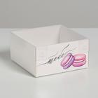 Коробка под бенто-торт с PVC крышкой, кондитерская упаковка, «Тебе», 12 х 6 х 11,5 см - Фото 1
