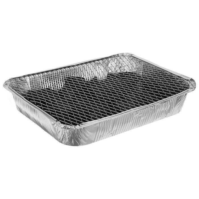 Мангал Maclay, одноразовый, 32х26х6 см, в комплекте: уголь, решётка «Сосиски» 5073030